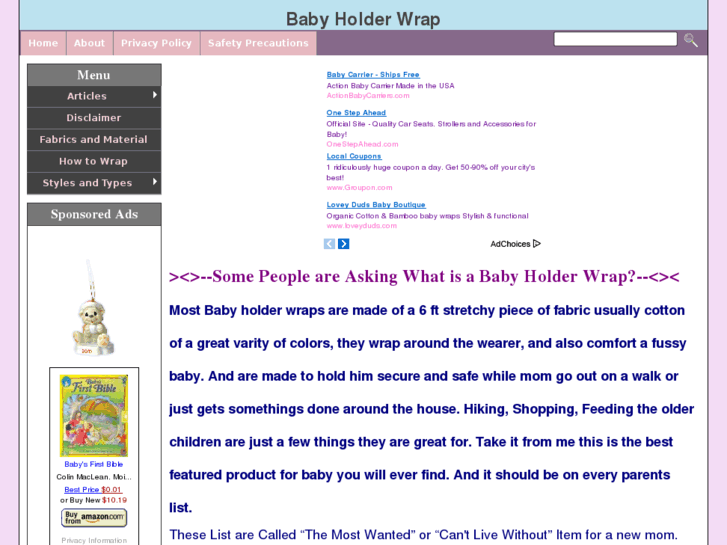 www.babyholderwrap.com