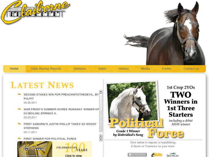 www.claibornefarm.com