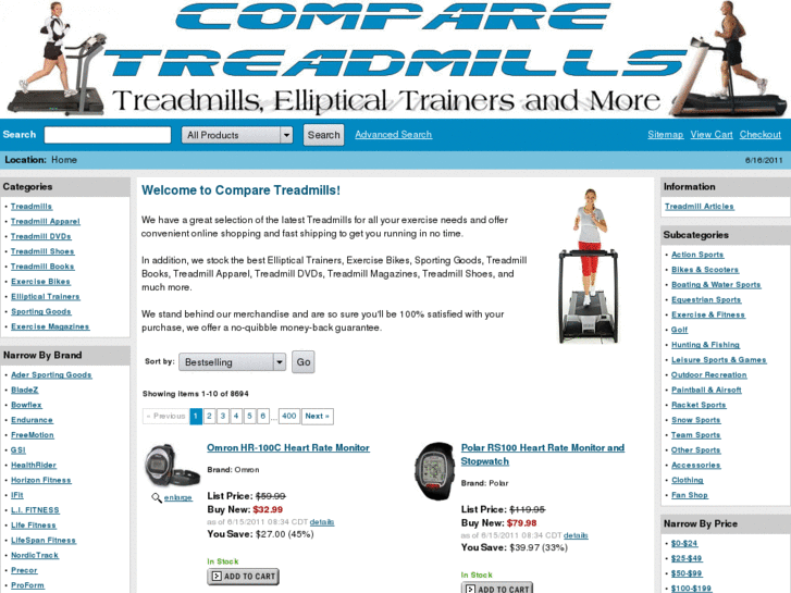 www.comparetreadmill.com