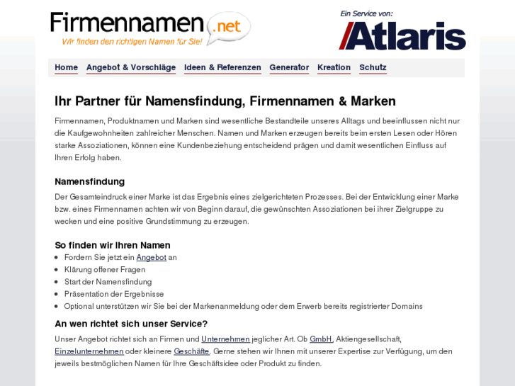 www.firmennamen.net