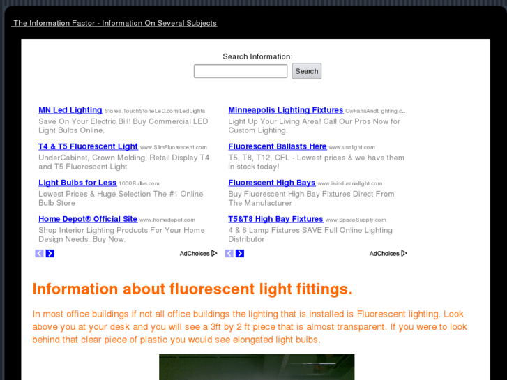 www.fluorescentlightfittings.com