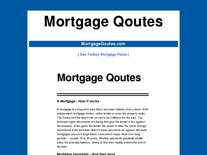 www.mortgageqoutes.com