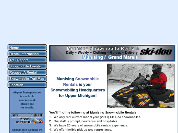 www.munisingsnowmobilerentals.com