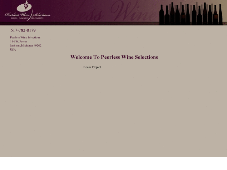 www.peerlesswineselections.com