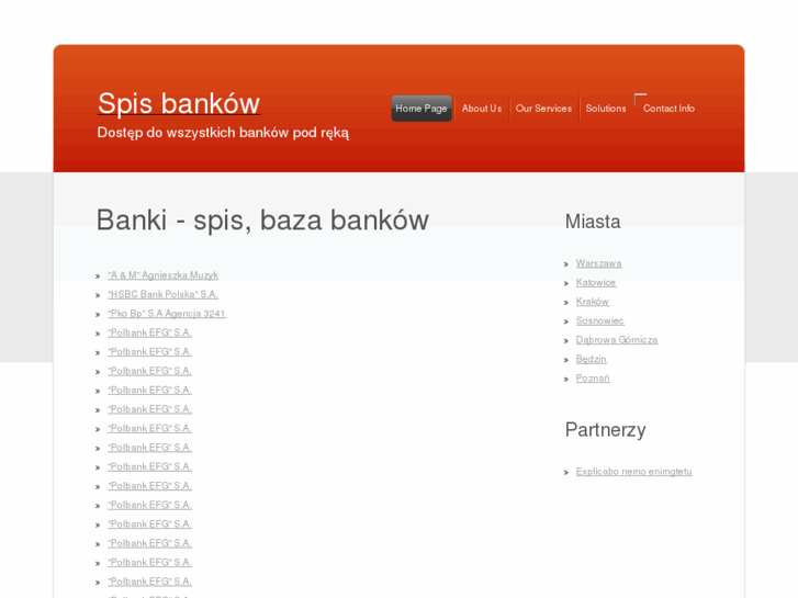 www.spis-bankow.com