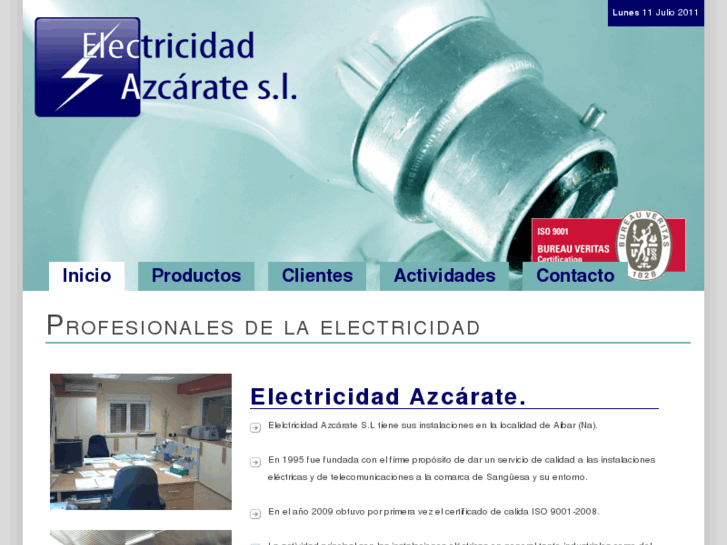 www.electricidadazcarate.com