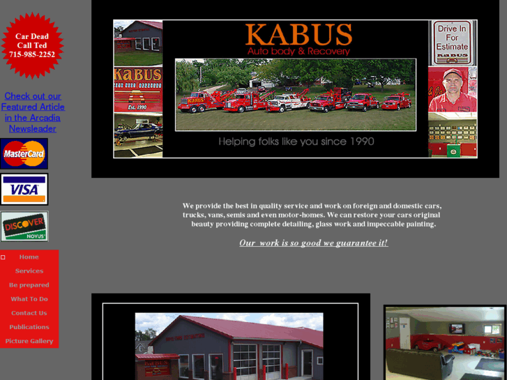 www.kabusautobodyandrecovery.com