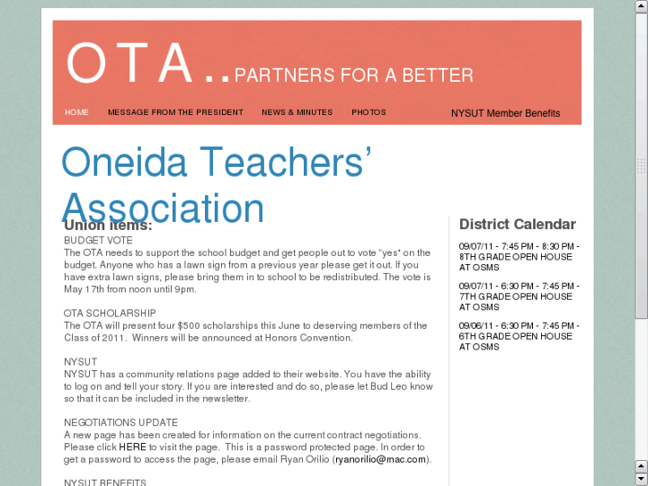 www.oneidateachers.com