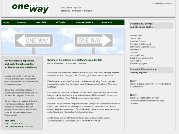 www.oneway-express.com