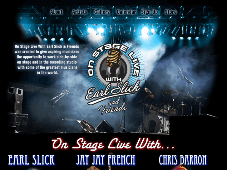 www.onstagelivewithearlslick.com
