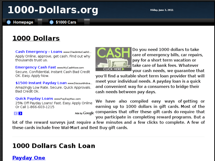 www.1000-dollars.org