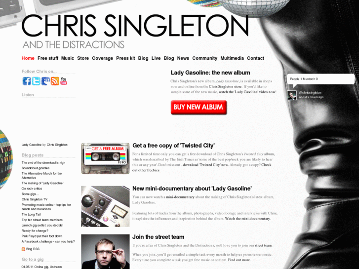 www.chrissingletonmusic.com