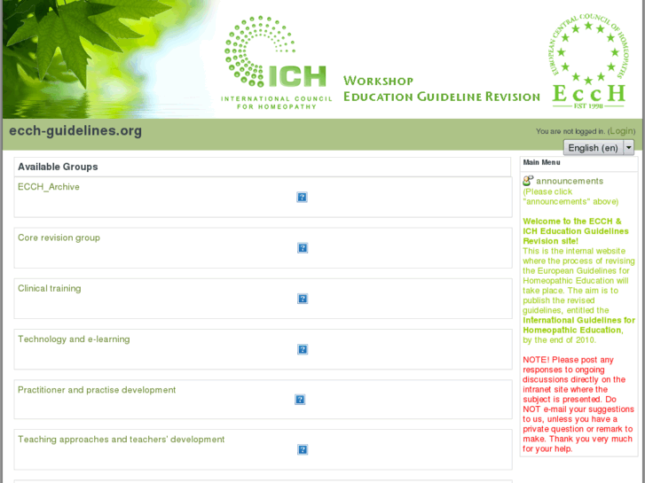 www.ecch-guidelines.org