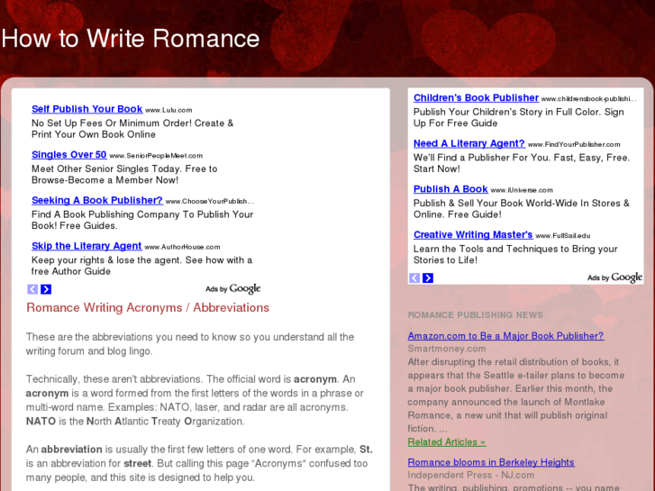 www.howtowriteromance.com