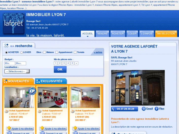 www.laforet-immobilier-lyon-7.com