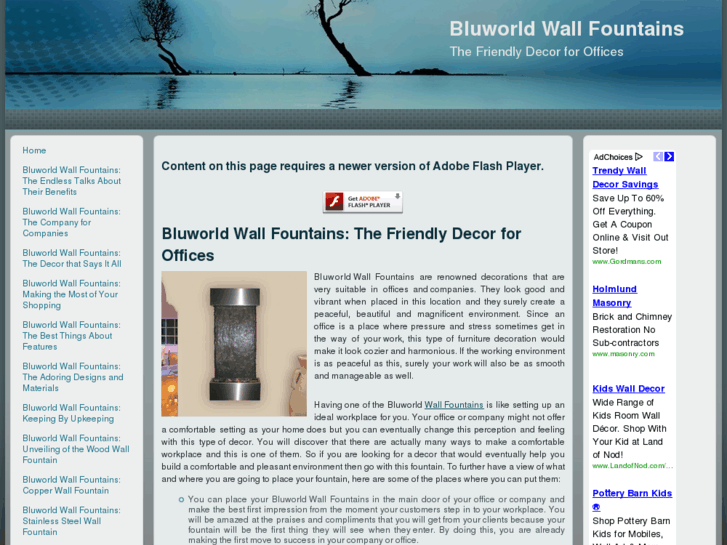 www.bluworldwallfountains.com