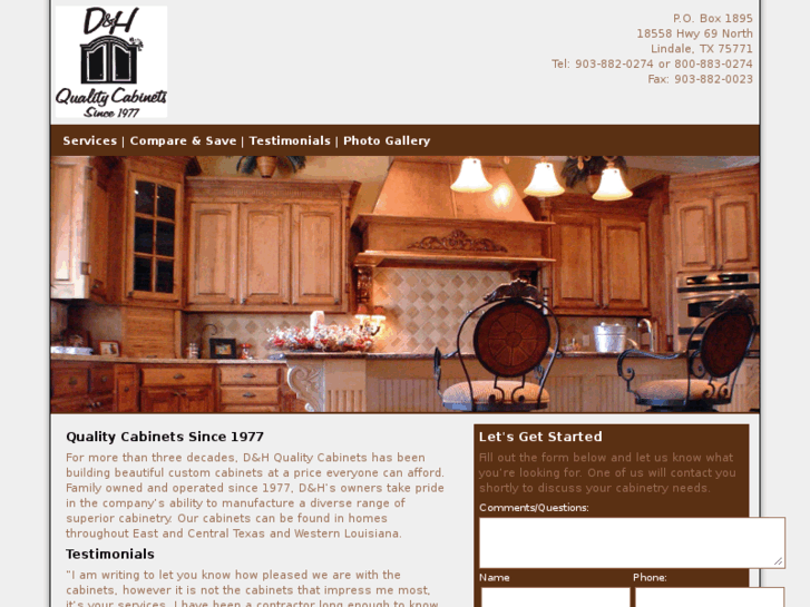 www.dandhcabinets.com