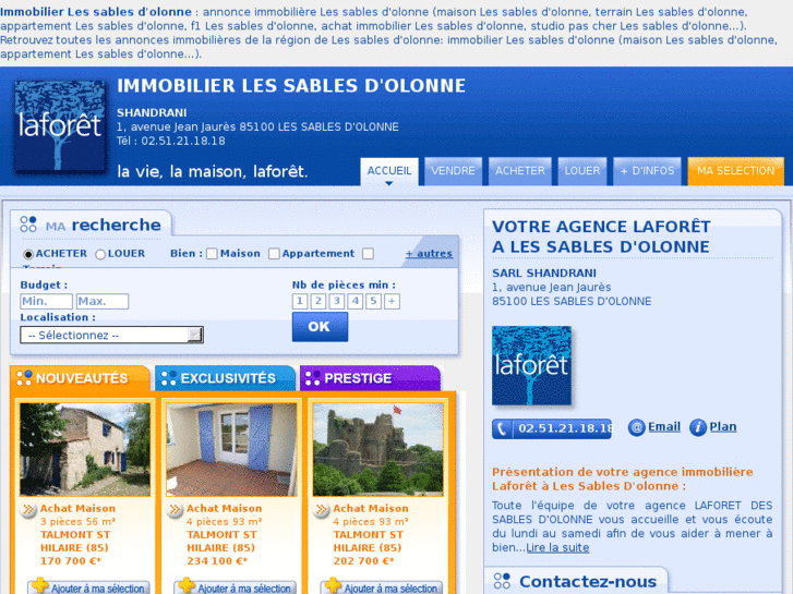 www.laforet-immobilier-lessables.com