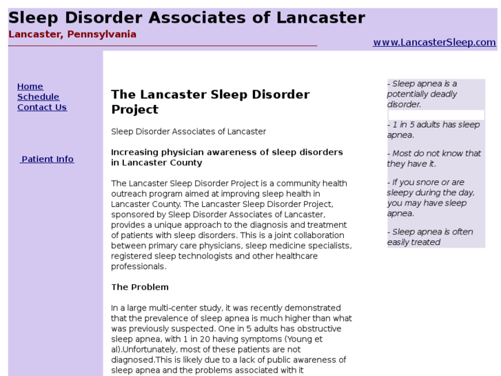 www.lancastersleep.com