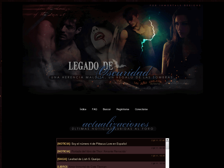 www.legadodeoscuridad.com