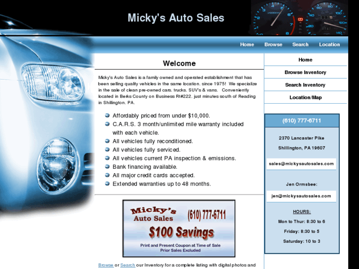 www.mickysautosales.com