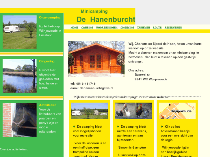www.minicampingdehanenburcht.nl