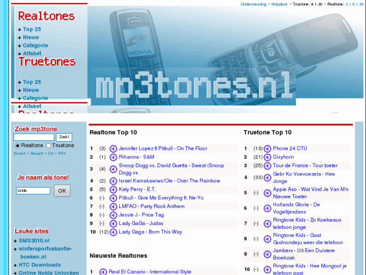 www.mp3tones.nl