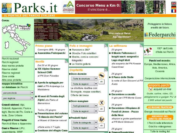 www.parks.it