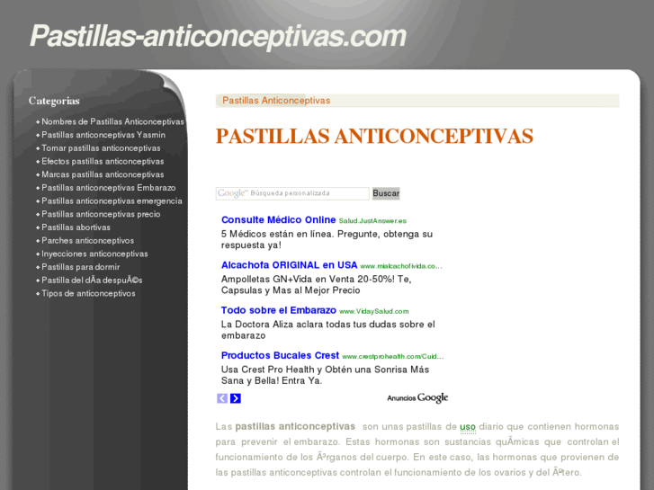 www.pastillas-anticonceptivas.com