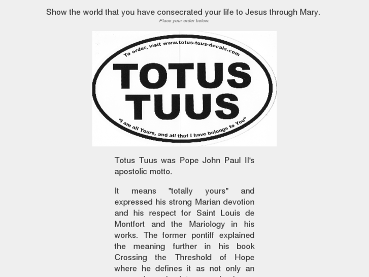 www.totus-tuus-decals.com