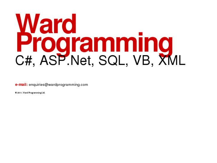 www.wardprogramming.com
