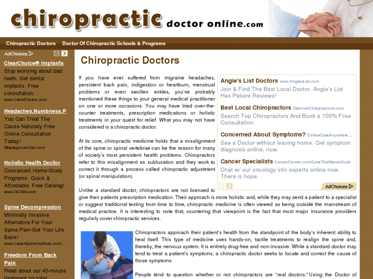 www.chiropracticdoctoronline.com