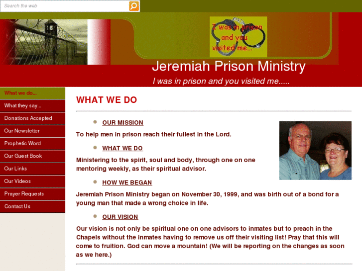 www.jeremiahprisonministry.com