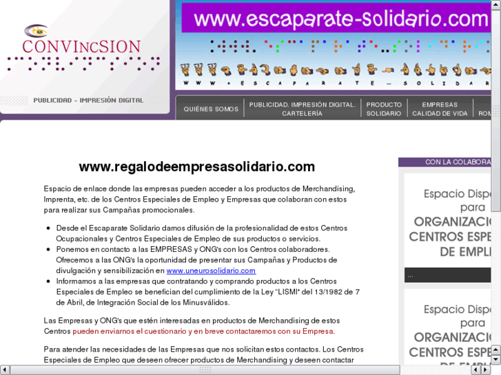 www.regalodeempresasolidario.es