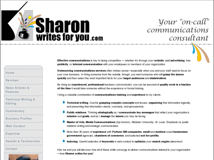 www.sharonwritesforyou.com