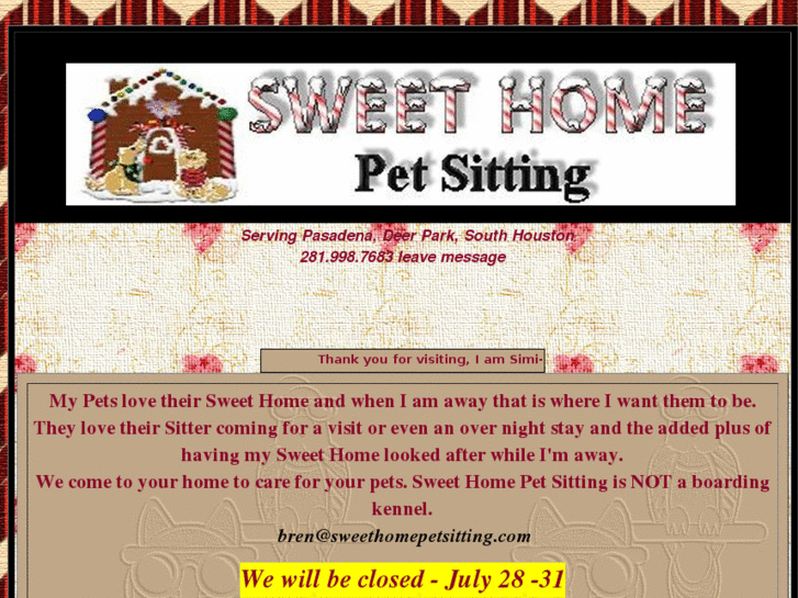 www.sweethomepetsitting.com