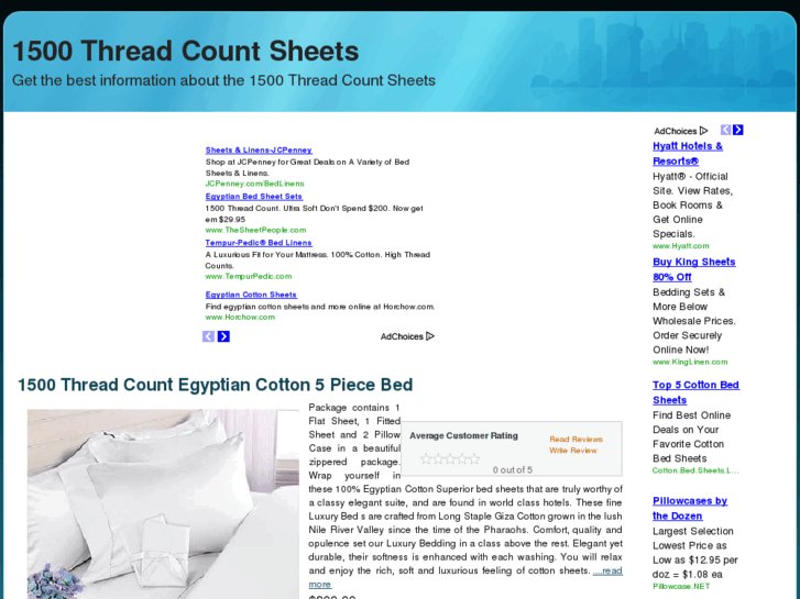 www.1500threadcountsheets.com