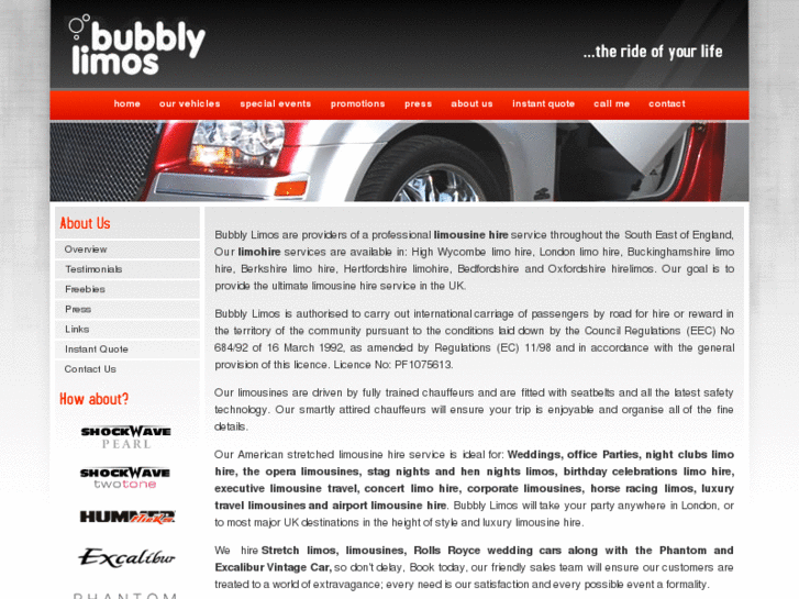 www.bubblylimos.info