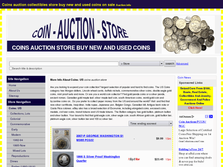 www.coinsauctionstore.com