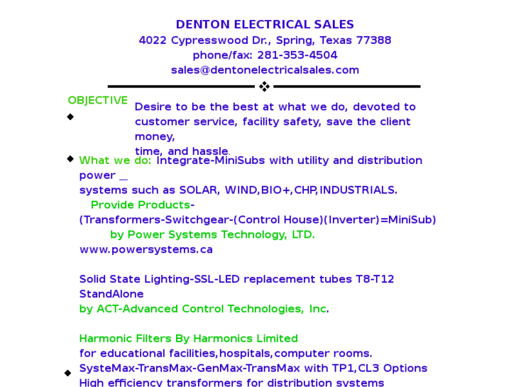 www.dentonelectricalsales.com