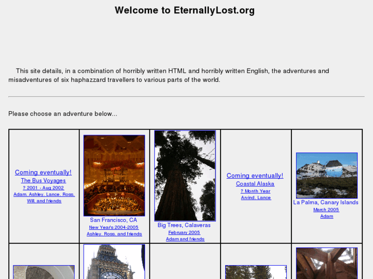 www.eternallylost.org