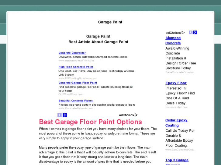 www.garagepaint.net