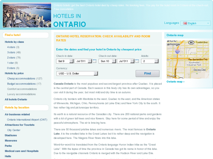 www.hotelsinontario.net