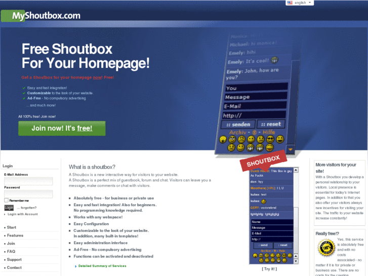 www.myshoutbox.com