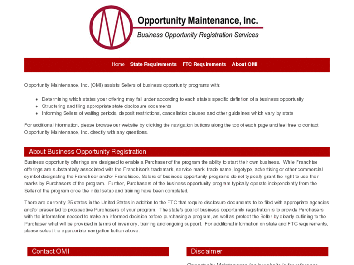 www.opportunitymaintenance.com