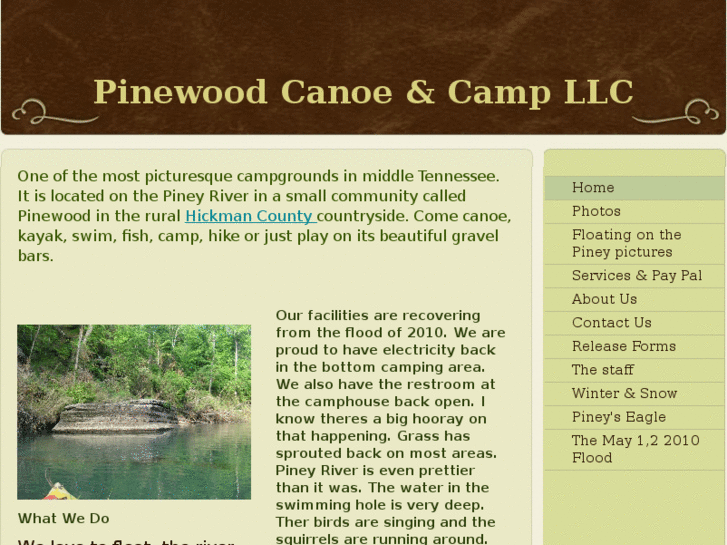 www.pinewoodcanoecamp.com