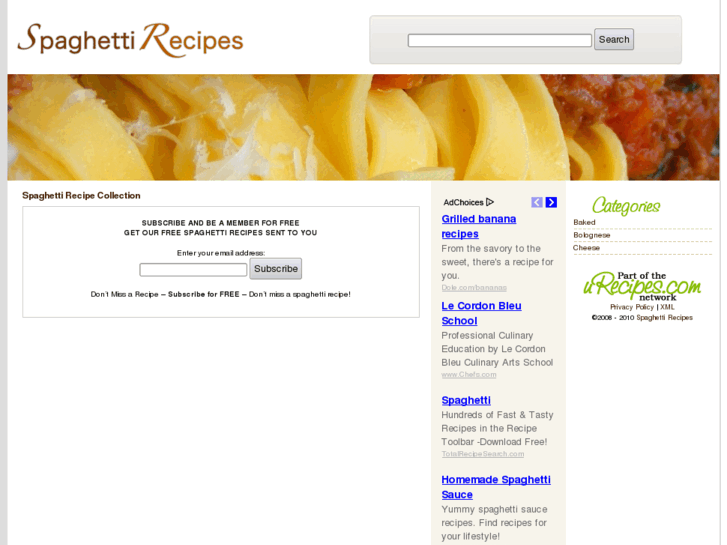 www.spaghettirecipes.org