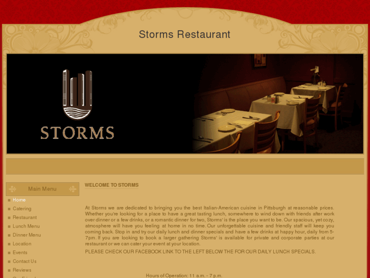 www.stormsrestaurant.com