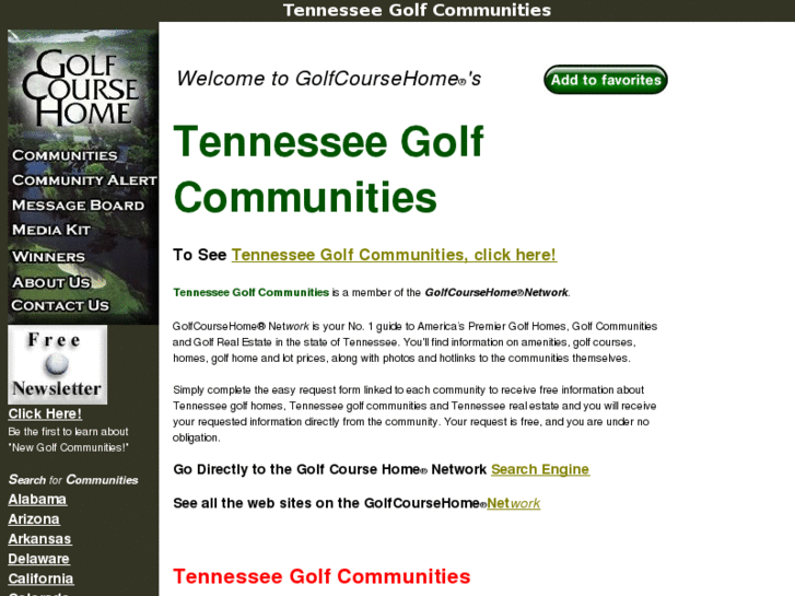 www.tennesseegolfcommunities.net