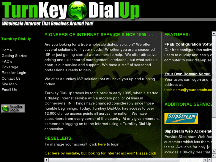 www.turnkeydialup.com